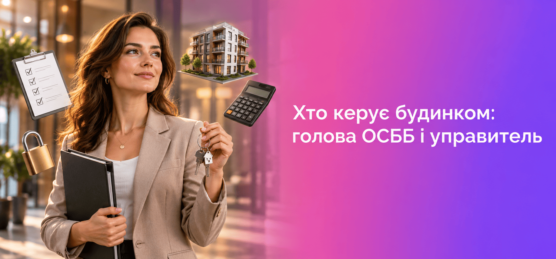 Голова ОСББ і управитель будинку